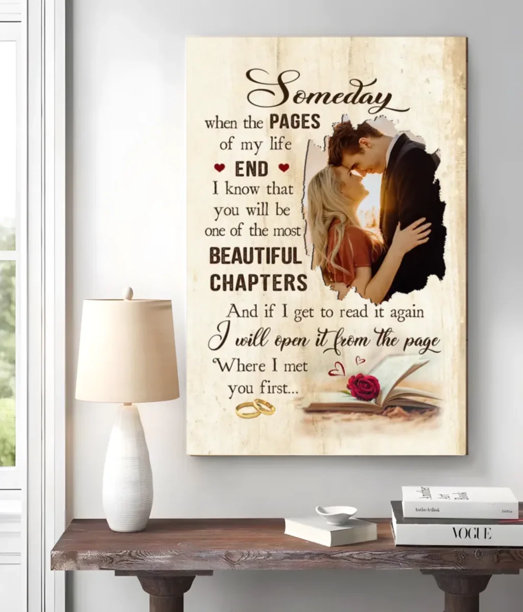 Beautiful Chapters 2 Personalized Custom Photo Canvas – Timeless Family & Couple Keepsake