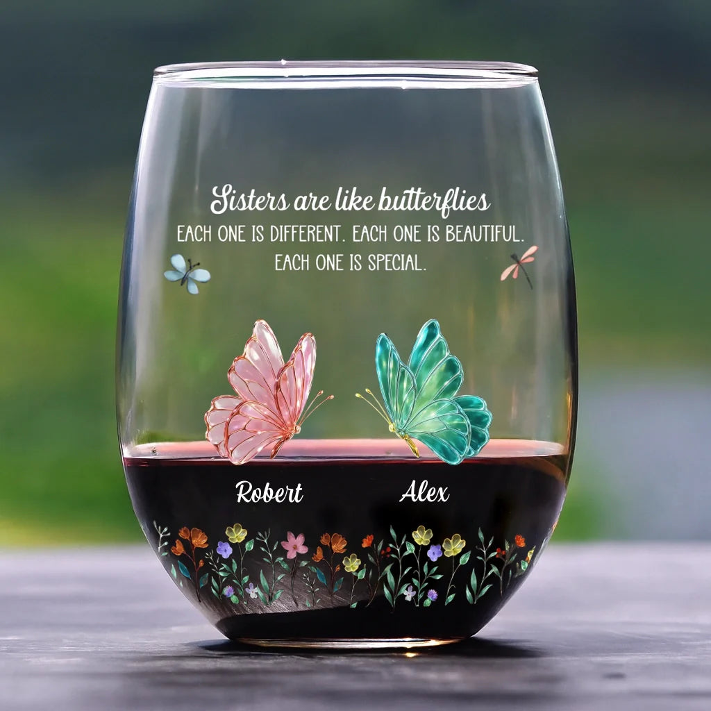 Why a Personalized Butterfly Wine Glass Is the Perfect Gift for Sisters