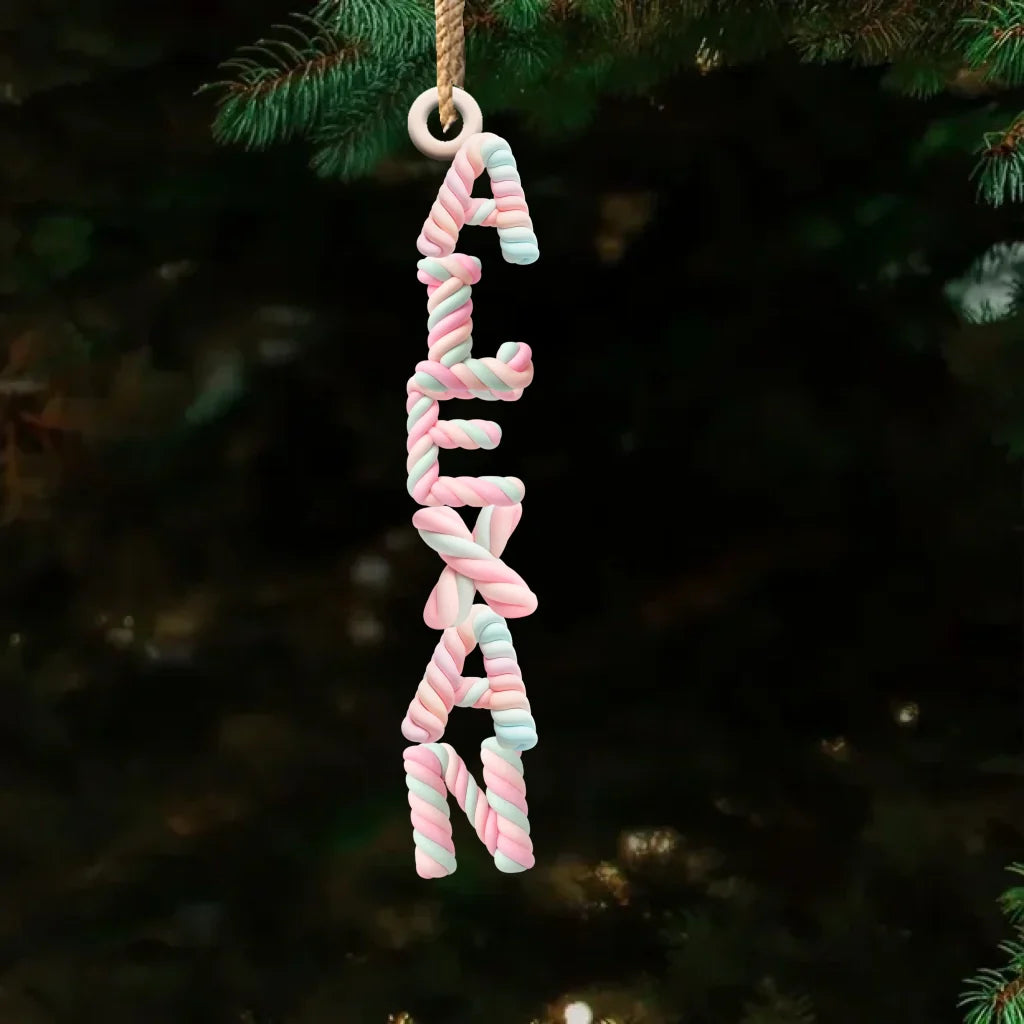 Why a Personalized Marshmallow-Letter Ornament Is the Cozy Gift Every Family Needs