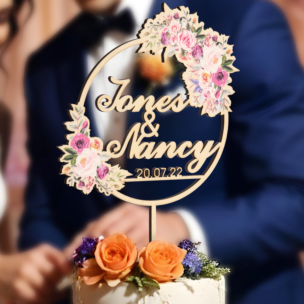 Why a Custom Flower Cake Topper Adds the Perfect Personal Touch to Your Wedding Day