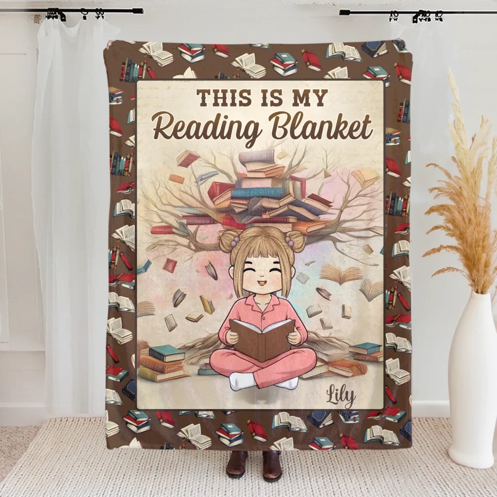 Why a Personalized Bookish Blanket Is the Perfect Gift for Readers