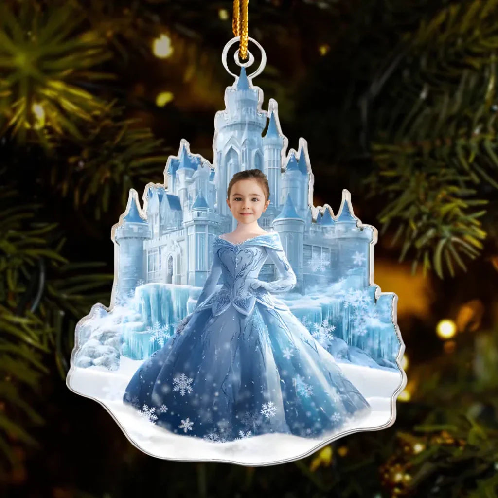 Celebrate Her Sparkle — Why an Ice Princess Custom Face Ornament Makes a Perfect Personalized Gift