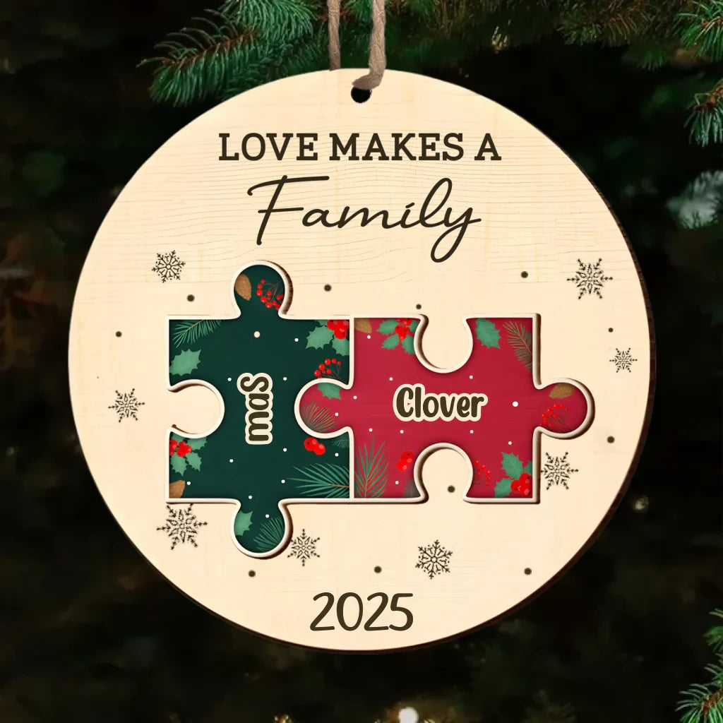 Why a Personalized Family Puzzle Ornament Becomes a Cherished Holiday Keepsake