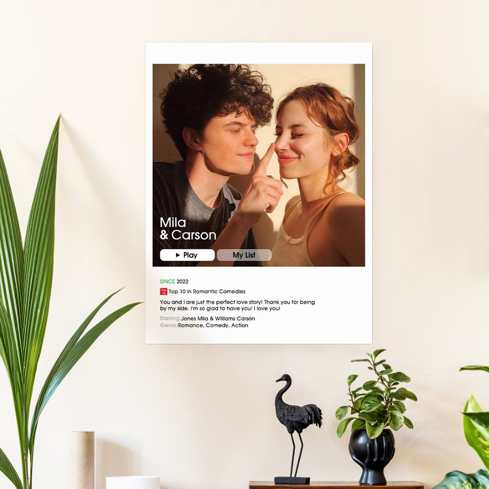 Custom Movie Poster Personalized Wall Art Print Poster