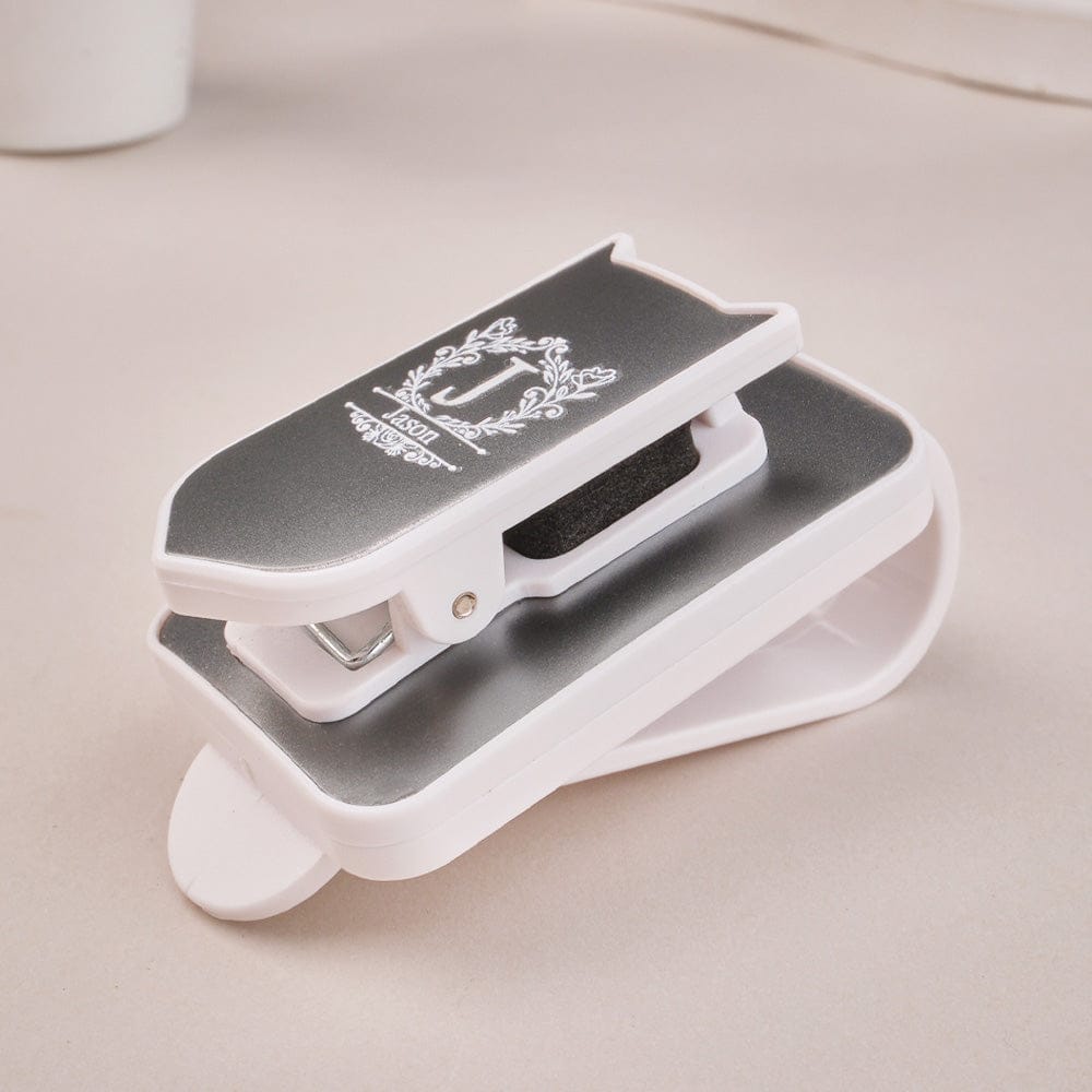 Personalized Name Car Sunglasses Holder Car Sun Visor Clip Birthday Gift for Friend Family