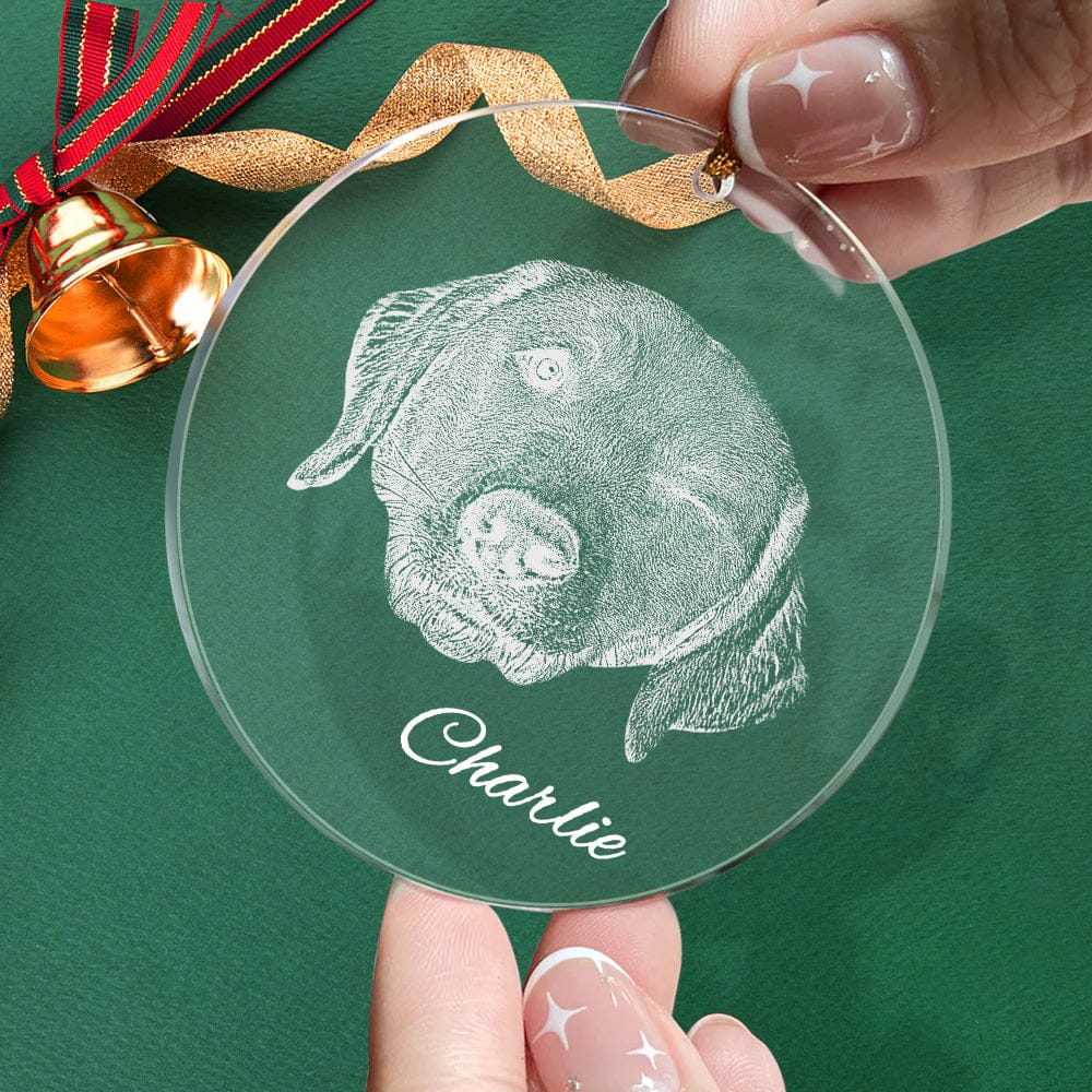 Ornament Christmas Sympathy Gift for Loss of Dog Memorial Tree Keepsake