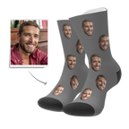 photo socks personalized face photo everyday wear gift for boyfriend