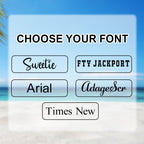 Personalized Straw Fedora Hat with White Band Custom Beach Hat Gift for Bridesmaid Friends Family Bachelorette Party