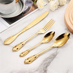 stainless steel cutlery set for dining room decor