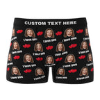 boxer shorts personalized face photo personal style gift for boyfriend