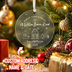 personalized acrylic ornament keepsake as a new home gift