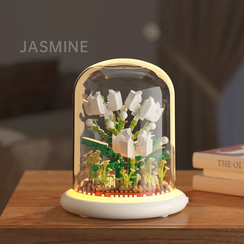 led building set keepsake for shelf decor
