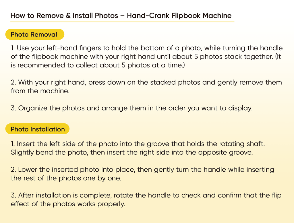 Custom Hand-cranked Flipbook Frame Animation Machine Valentine's Day Gift Detachable Photos Hand Motion Photo Album Black Walnut Handicrafts