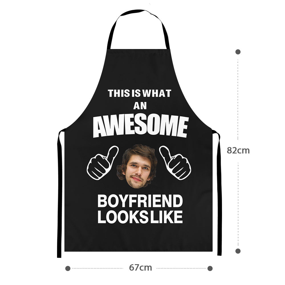 Custom Face Apron Personalized Boyfriend Funny Apron