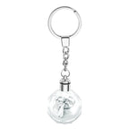 Personalized Photo Octagon Crystal Keychain Couples Gifts