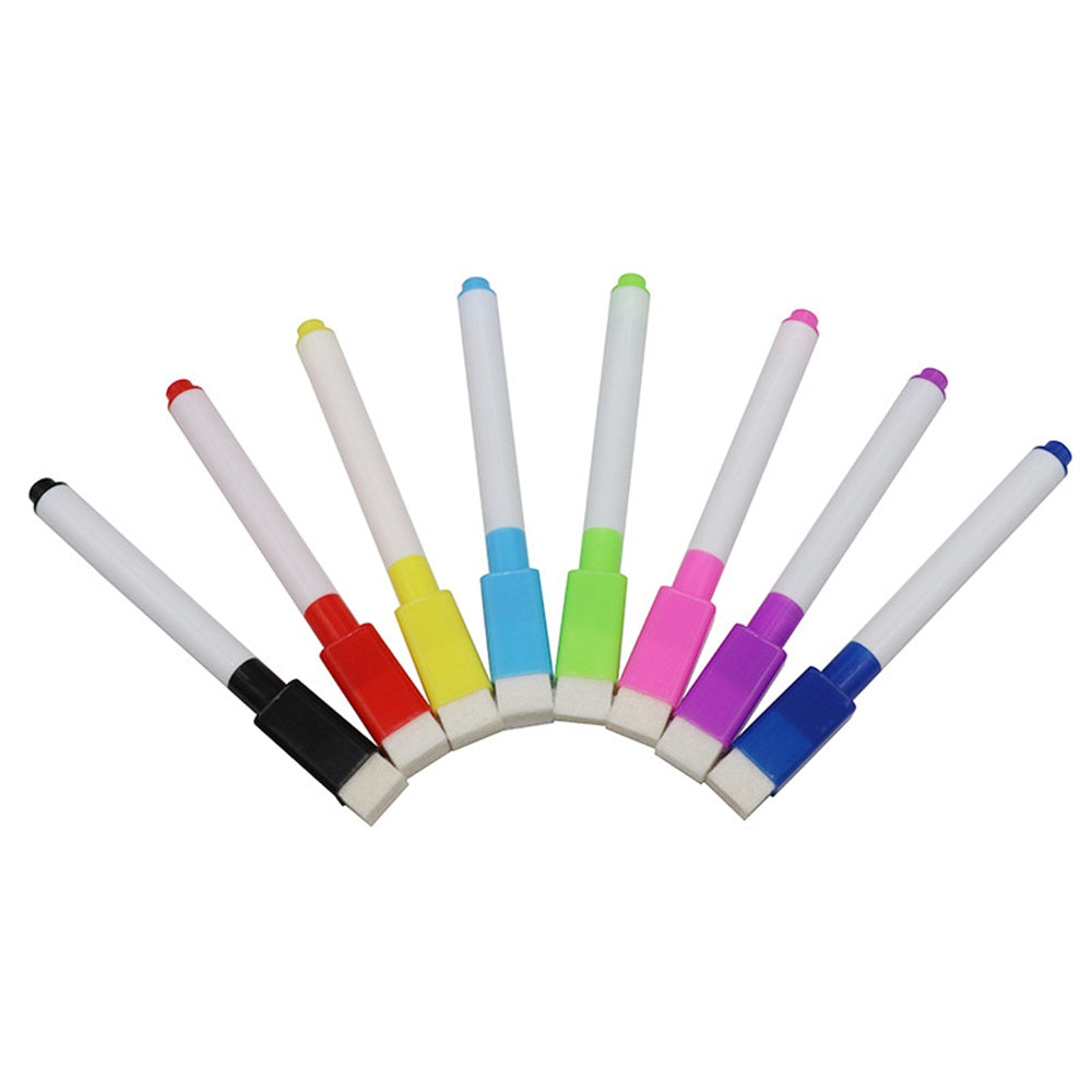 8 Colors Erasable Whiteboard Marker Pen Office School Stationery