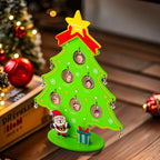Personalized Photo Christmas Tree Acrylic Desk Decoration with Family Name Decoration for Christmas Gift