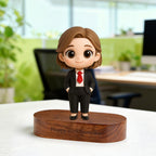 figure custom photo glass gift for best friend
