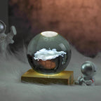 3D Laser Engraved Crystal Ball Night Light