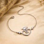 Personalized Graduation Cap Bracelet with Name for Class of 2024 Graduation Gift for Her