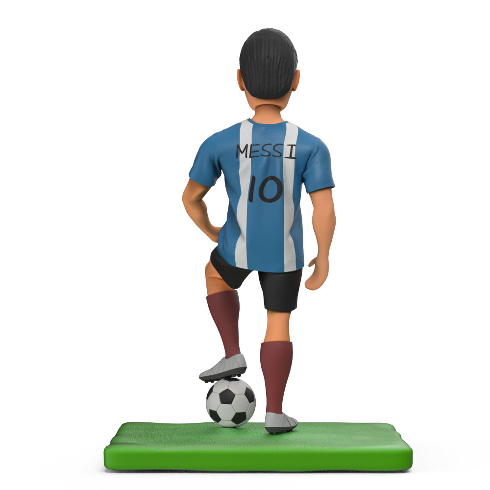 bobblehead gifts keepsake full character figurine athlete world cup stars argentina close up