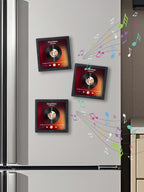 Custom Photo Vinyl Record Music Fridge Magnet for Special Memories
