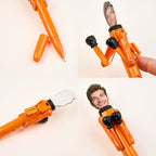 Personalized Boxing Pen with Face Creative Interactive Stress Relief Pen Funny Gift for Kids
