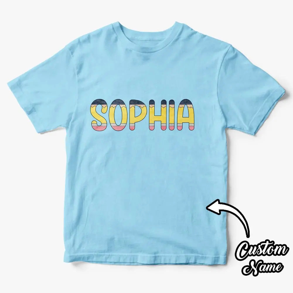 custom name shirt back to school gift for daughter display view