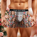 Personalized Face Boxer I Sucked It So It's Mine Custom Text Men Underwear Christmas Gift Personalized Photo Funny Valentines Gift