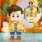 Fully Customizable Cute Giant Minifigs Personalized Full-Body Brick Figure Gift for Him