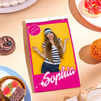 Personalized Treat Bag with Photo Name Snack Bag Birthday Party Favor Gift for Girl