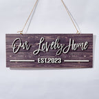 personalized name rustic wooden custom wood sign plaque keepsake for bedroom decor