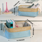 Personalized Name Foldable Script Book Organizer Birthday Gift for Book Lovers