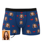 personalized face photo boxer briefs funny romantic gift for boyfriend