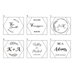 Custom Acrylic Ring Box Personalized Wedding Wood Jewelry Box