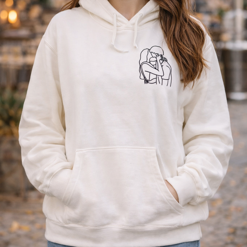 Custom Embroidered Hooded Sweatshirt