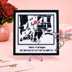 Personalized Place Acrylic Keepsake 3D Location Map Plaque anniversary gift