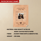 12 Reasons Why I Love You - Personalized Canvas, Canvas Gift For Couple 737156 - 737158 - DiyGiftly