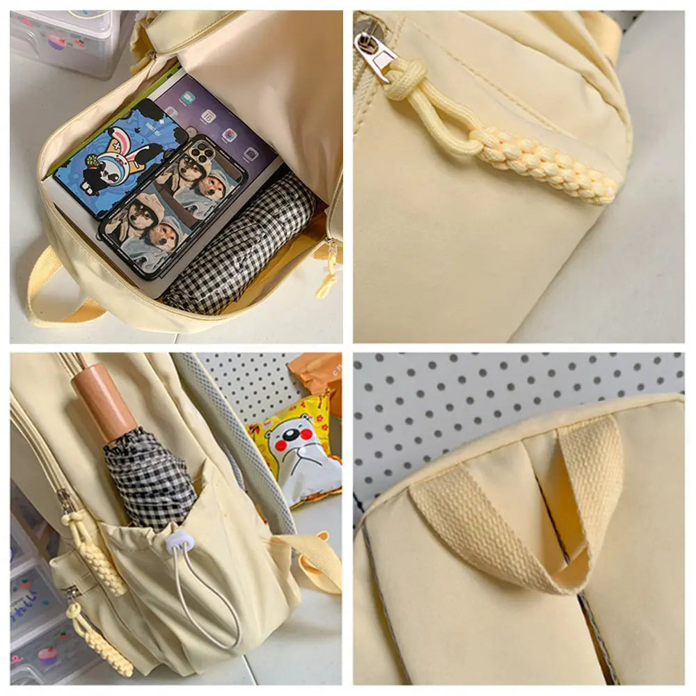 Personalized Embroidered Name Rainbow Backpack School Bag Back to School Gifts