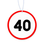 Customized Round Hanging Car Air Fresheners with Essential Oils for Women Men