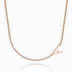 Custom Initial Letter Necklace S925 Silver