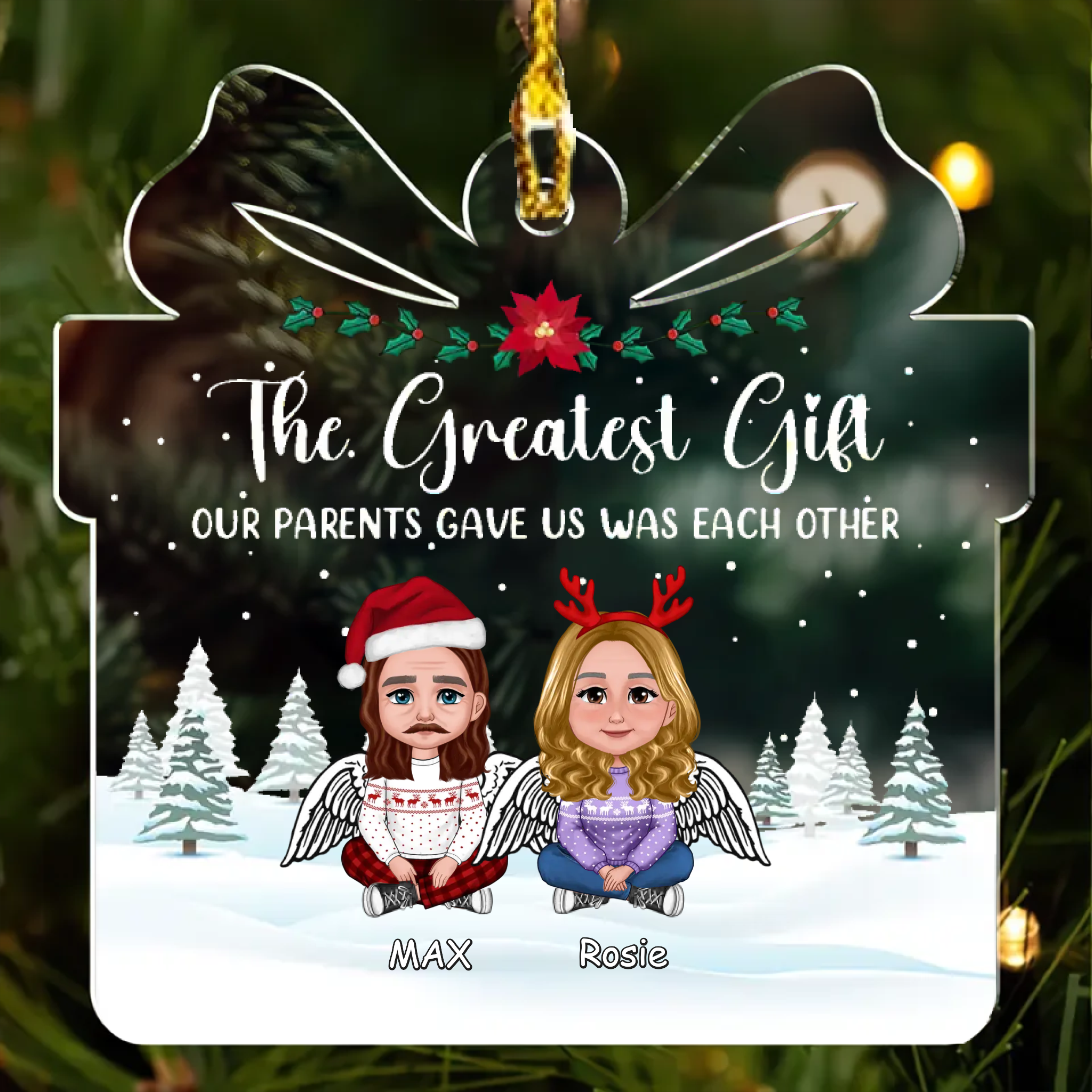 ornament personalized design acrylic keepsake keepsake display acrylic