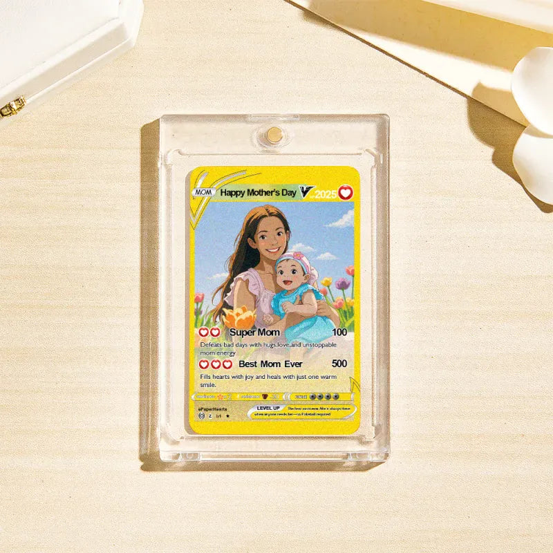 Mother's Day Poke Card Custom Poke Card Gift For Mom Mother's Day Gift Custom Poke Present