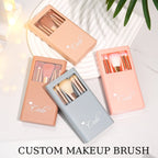 Personalized Engraved Makeup Brush Set – Customizable Beauty Essentials for Flawless Application