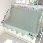 Personalized Baby Swaddle Blanket Custom Muslin Blanket with Embroidered Name Gift for Baby
