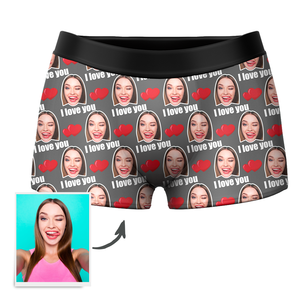 boxer shorts funny romantic gift for boyfriend