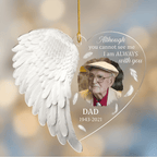 personalized photo with name ornament acrylic remembrance decor