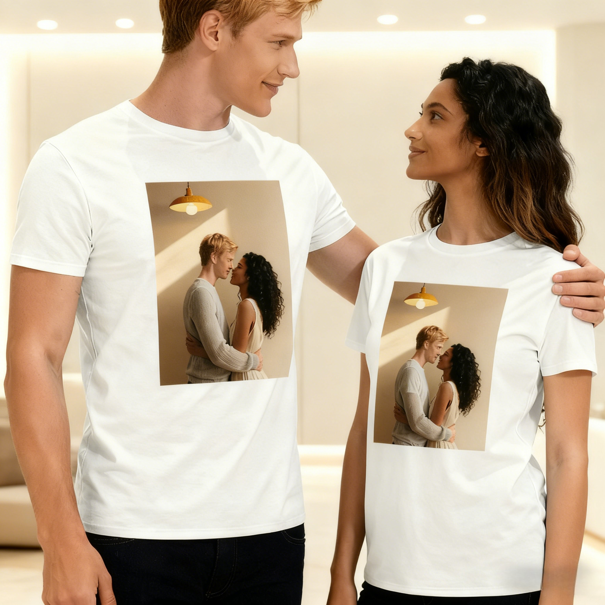 Custom Double-Sided Men's T-Shirt – Design Front & Back Your Way