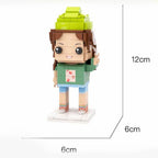 Birthday Gifts Full Body Customizable 1 Person Custom Brick Figures Small Particle Block Toy Cute Kids