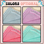 Personalized Knitted Blanket Unicorn Blanket with Embroidered Name Gift for Baby